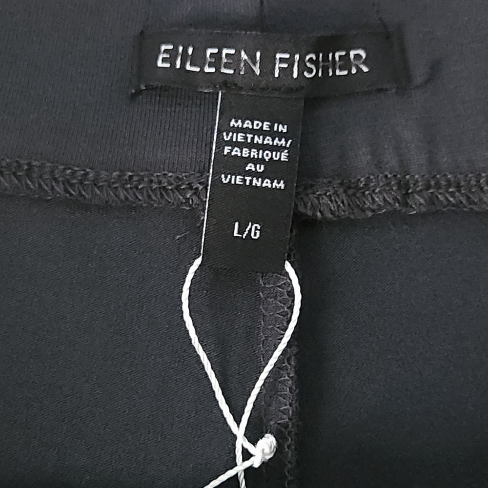 Eileen Fisher Large Gray TENCEL Lyocell Pants Sustainable Quiet Luxury‎ - Picture 5 of 9
